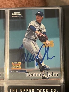 Tommy John signed autographed 1999 Fleer Sports Illustrated Greats of the Game - Picture 1 of 1