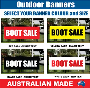 BOOT SALE - VINYL BANNER SIGN - Australian Made - Picture 1 of 4