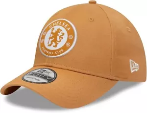 New Era 9Forty Adjustable Baseball Cap - FC Chelsea Wheat Beige Cap - Picture 1 of 6