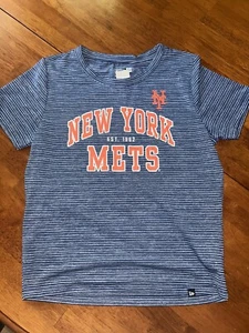 NEW ERA MLB WOMENS NEW YORK METS SHORT SLEEVE SHIRT XL NWT $34 - Picture 1 of 3