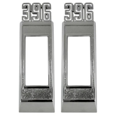 NEW Trim Parts 396 Front Marker Bezel PAIR / FOR 1969 CHEVY BEL AIR  Emblem 2877 - Image 1 of 4