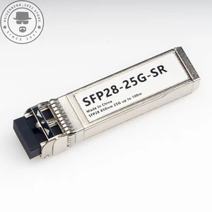 Mellanox Compatible MMA2P00 25GbE SFP28 LC 850nm 100m SFP28-25G-SR Transceiver - Afbeelding 1 van 6
