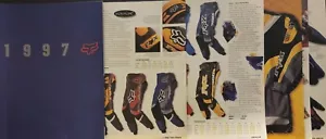 1997 16pg Fox Motorcycle Clothing Gear Print Ad Jerseys Pants Gloves Roost2 - Picture 1 of 2