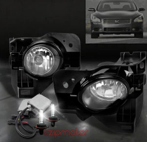 BUMPER DRIVING FOG LIGHT LAMP CHROME W/SWITCH+HARNESS KIT FOR 09-15 MAXIMA 10 11 - Imagen 1 de 4
