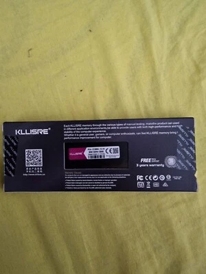 kllisre   8GB DDR4 RAM 2666 Mhz  PC Memory - 1 Module - new - Image 1 of 3