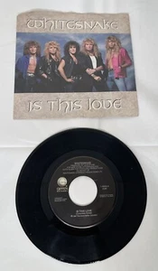 Whitesnake Is This Love Bad Boys 45 Tested 7” Vintage Classic Rock Vinyl Record - Picture 1 of 10