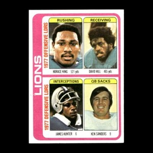 Horace King/David Hill/James Hunter/Ken Sanders 1978 Topps #509 1
