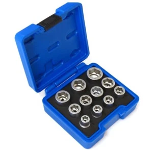 Britool Hallmark HMBGS11 11 Piece 3/8? Drive Bolt Grip Extractor Set 8-19mm - Picture 1 of 7
