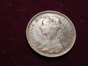1885 Great Britain 1/2 Penny XF EF Very Nice Eye appeal Extra Fine KM#754 bb285 - Picture 1 of 2