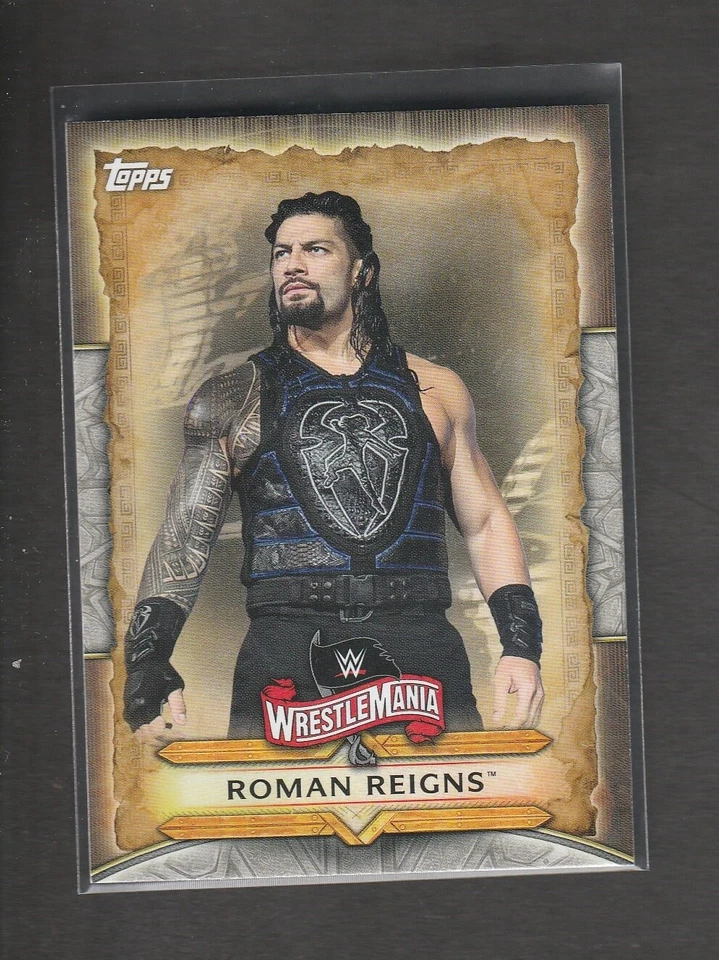 ROMAN REIGNS  #WM-41  2020 WRESTLEMANIA  ROSTER CARD NICE!**** Foto 1 de 1
