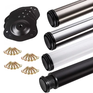 SOTECH höhenverstellbare Stützfüße 710-870 mm Ø80 mm Tischfuß Möbel Tisch Bein - Bild 1 von 7