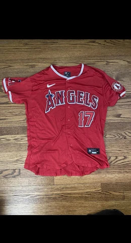 MLB Los Angeles Angels #17 Shohei Ohtani Red stitched Baseball Jersey Men S-XXL Cover