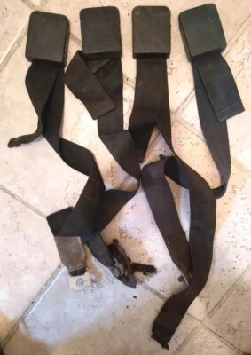 Lote de cinturón de seguridad negro Ford Mustang Cougar Torino Thunderbird 1965 66 67 Foto 1 de 2