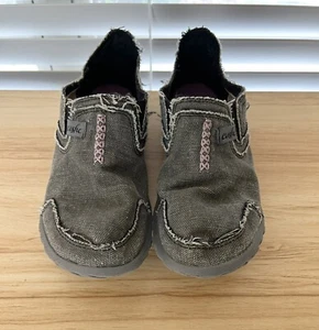 Cushe Slipper II Women 6 Gray Canvas Slip-On Comfort Shoes - Picture 1 of 5