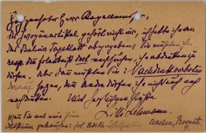 Lilli Lehmann (1848-1929). Deutsche Opernsopranistin, Tierschutzanwalt 1917 - Bild 1 von 1