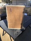 Vintage Coleman 3-Way Convertible Cooler Stand Up Ice Chest Camping Faux Wood