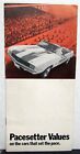 1969 Chevrolet Camaro Dealer Sales Brochure Pacesetter Indy 500 Pace Car SS Rare