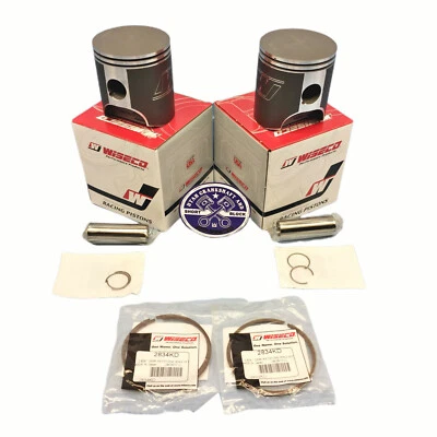 Pistones de doble anillo STD Wiseco 72 mm 2004-2017 All 600 HO SDI ETEC MXZ Summit GSX Foto 1 de 4