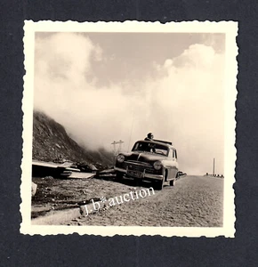 FIAT 1400 sedán en los Alpes / coches clásicos * foto vintage alrededor de 1950 #1 - Imagen 1 de 2