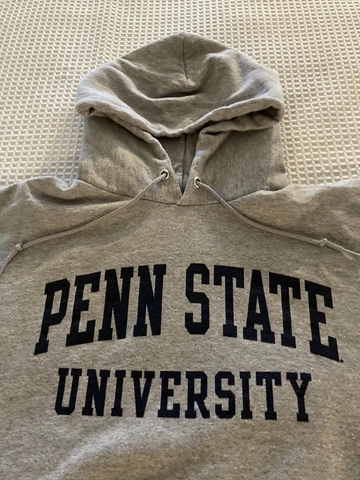 Penn State University Nittany Lions Hooded Sweatshirt (L) Pre-owned by Champion Cover
