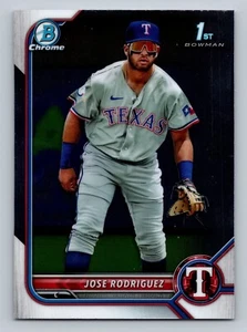 Bowman Chrome 2022 - José Rodríguez - 1st Bowman Prospects - BCP-62 - Rangers - Imagen 1 de 2