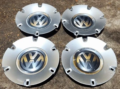 Juego de 4 tapacubos tapacubos tapacubos de aleación OEM 2007-11 VW Volkswagen Eos 3C0601149Q Foto 1 de 4