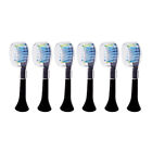 6-Pack Philips DiamondClean AdaptiveClean Replacement Black Brush Head | w/o Box