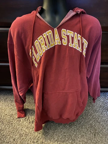 Steve & Barry's Womens Florida State University Red Hoodie XL FSU Sweatshirt Cover
