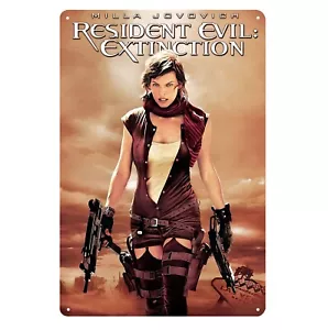 Resident Evil Movie Metal Poster Tin Sign - 20x30cm Plate - Picture 1 of 3