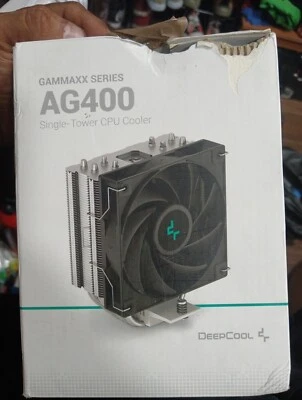 DeepCool GAMMAXX AG400 Single-Tower CPU Cooler, 120mm Fan - Image 1 of 2