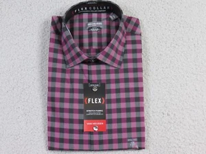 Van Heusen Flex Slim Fit Long Sleeve Men's Shirt 16.5 34/35 L - Picture 1 of 4