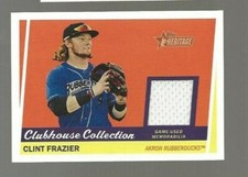 Clint Frazier 2016 Topps Heritage Minor League Patch Relic RC Akron Rubberducks 
