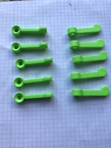 Vorreiber Fenstervorreiber Fensterriegel 10 Stück Neon Grün - Bild 1 von 2