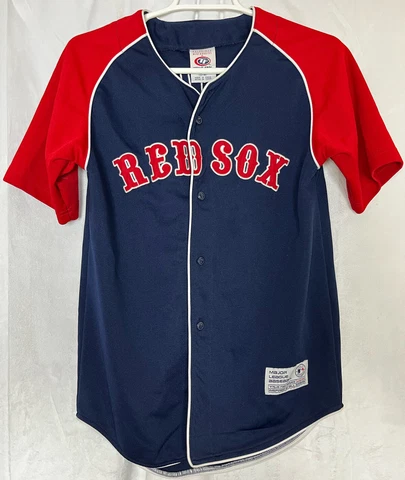 Curt Schilling #38 Boston Red Sox Jersey Size L Youth Embroidered True Fan MLB Cover