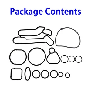 93186324 5535407 Engine Oil Cooler Seal Kit. Black Car Accessories Gasket - Picture 1 of 12