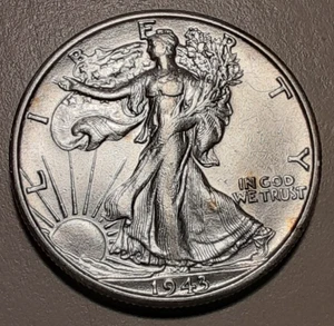 1943-S Walking Liberty US Half Dollar 50c San Francisco Mint (#32-5894/WB1) - Picture 1 of 2