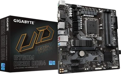 GIGABYTE B760M DS3H DDR4 Mainboard Intel Sockel 1700 Intel B760 M.2 USB-C 3.1 - Bild 1 von 4