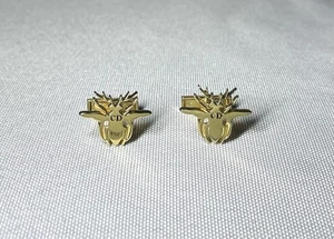 Autentici rari gemelli Dior Homme CD Bee Design AG925 argento sterling oro - Foto 1 di 18