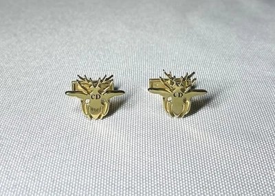 Autentici rari gemelli Dior Homme CD Bee Design AG925 argento sterling oro - Immagine 1 di 4