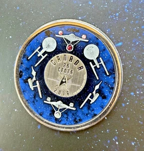 2016 RCM Star Trek 50. Münze und Briefmarkenheftchen ~ kostenloser Versand USA - Bild 1 von 9