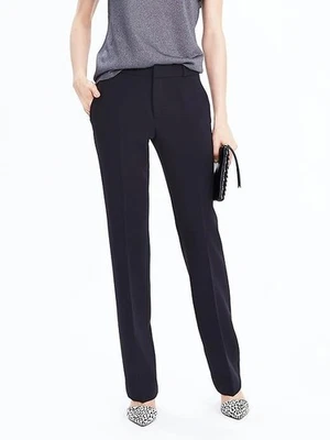 全新带标签 Banana Republic Logan-Fit 裤,海军蓝,尺寸 6S 6 S #174540 Z0911H — 第 1/4 张图片