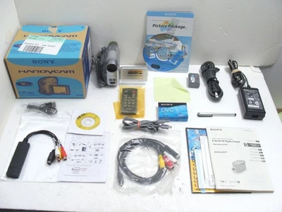 Sony DCR-HC21 Mini DV Camcorder Nightshot USB Streaming + Video Transfer Kit 623 - Image 1 of 4