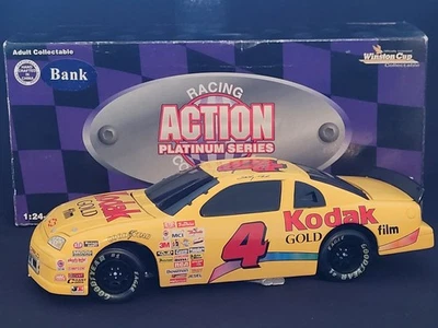 Sterling Marlin 1997 firmado #4 Kodak Chevrolet Action 1:24 NASCAR Diecast Bank Foto 1 de 4