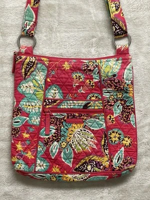 Vera Bradley Hipster Rumba Acolchado Bandolera/Bolso de Hombro Cartera Tropical Floral Foto 1 de 4