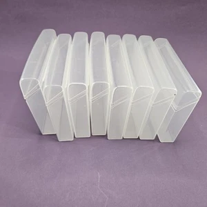 8 Extra Kaugummibehälter leere Kunststoff Kaugummibehälter Klappdeckel Aufbewahrung Handwerk - Bild 1 von 6