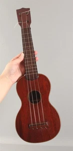 pre-1934 Antique C.F. MARTIN Mahogany Soprano 4-String Ukulele Uke w/ Bag - Picture 1 of 18