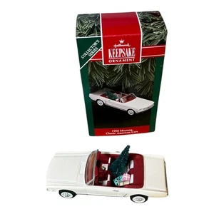 Vintage 1992 Hallmark Keepsake Ornament 1966 Mustang New In Box Christmas - Picture 1 of 6