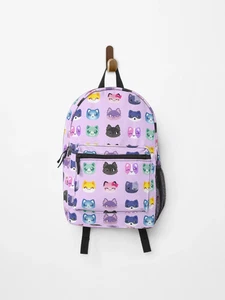 Personalized Aphmau and Friends Meemeow Cat Pattern Version 2 Backpack, Gift - Picture 1 of 1