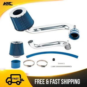 Cold Air Intake Kit + Blue Filter 2.5in Fit For 2001-2005 Honda Civic 1.7L L4 - Picture 1 of 11