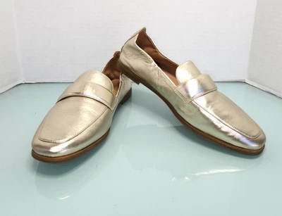Cole Haan Trinnie Mujer Mocasines Suaves Dorado Zapatos Planos Nuevos Talla 10.5B Foto 1 de 4